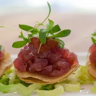Mini Tuna Tartare Tostadas