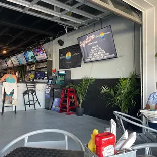 people sitting at the bar