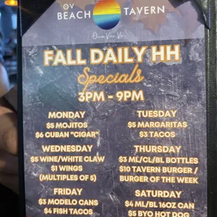 New Specials