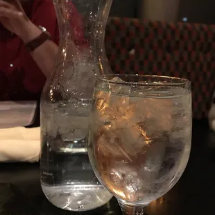 There&apos;s a ton of ice in the water here...on an Indian food white-to-brown authenticity scale, this shows you it&apos;s def on the pale side.