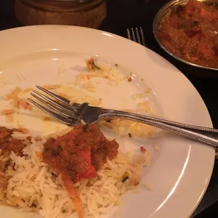 The salt level in the Chicken Tikka Kaldi is turbo charged.