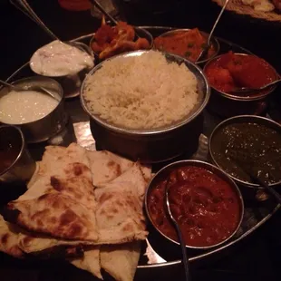 Vegetarian thali