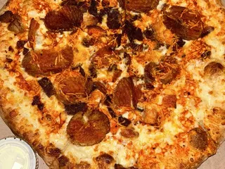 Large Plain Pizza and Pints