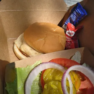 Better view of the chicken sandwich