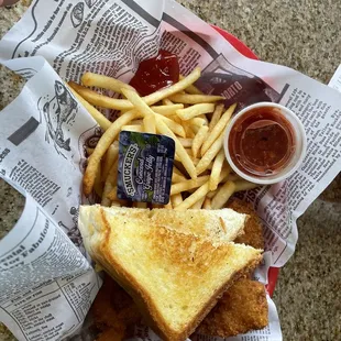 Shrimp basket .... So good