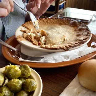 Chicken Pot Pie - A massive and delicious home made pie.
