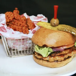 chicken wings and fried chicken, food