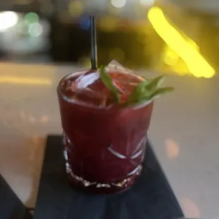 Awesome blackberry cocktail