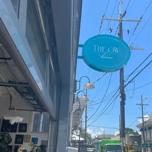 Furniture/decor store signage