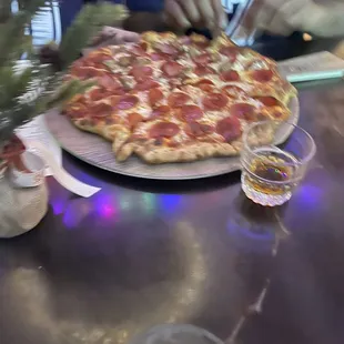 Pepperoni and Sausage Pizza