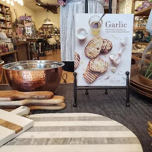 Charcuterie &amp; cookbook restock!  Garlic, BBQ, salads &amp; more.  Get The Garlic cookbook here https://theowlbox.com/cookbooks/
