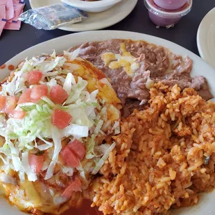 Green Chili Chicken Enchiladas
