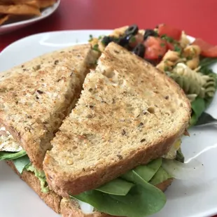 Another pic of robins egg delight with pasta salad side