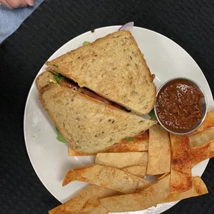 Robin's egg sandwich