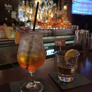 Aperol Spritz for her &amp; clase azul Tequila for him