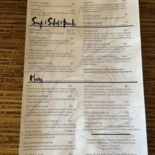 Menu November 2022