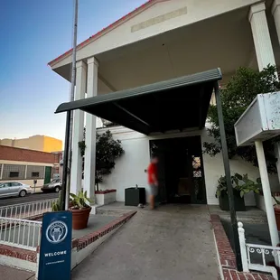 Entrance to the Owls Club