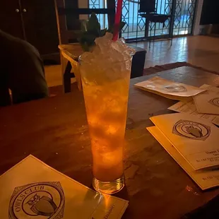 Loved the decor of this place. A bit on the dim side but that added to the overall experience. Drinks were creative and tasted excellent.