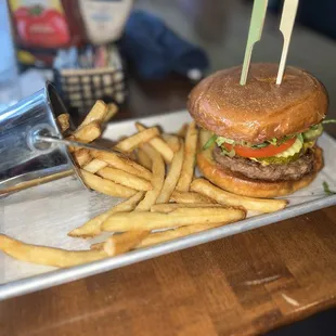 Classic Cheeseburger w/Beyond Burger Patty + Fries
