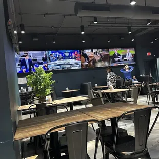 Seating in the non bar area