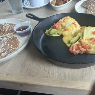 Delicious pancakes and California Benny