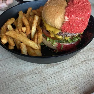 Hot Cheeto Burger