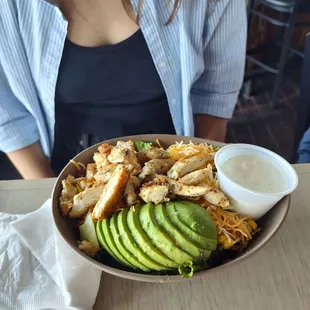 That South West salad. Avacado central all aboard!