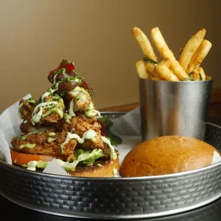 Oxford Fried Chicken Burger.