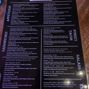 Menu.