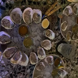 oysters and mussels, drink