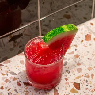 a watermelon cocktail