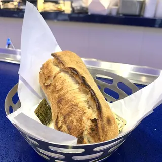 Warm Sourdough Bread Basket and Butter