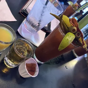 Bloody Gonzo and a breakfast shot