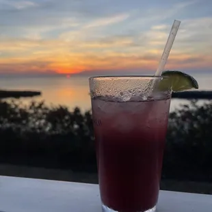 Blueberry mocktail