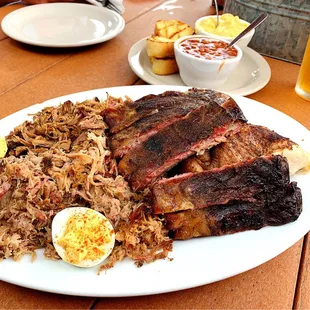 a plate of food on a table