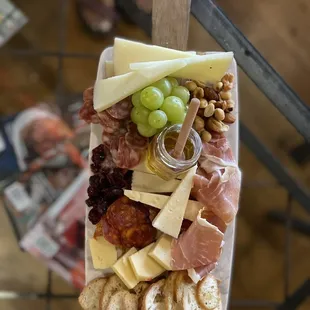 Charcuterie cheese platter