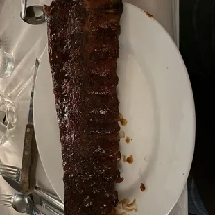 Barbecued Pork Back Ribs