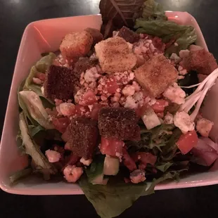 Added a half sized chop salad