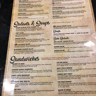 Menu-lunch side