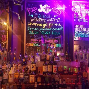 Gotta love Jello shots. One of each please.