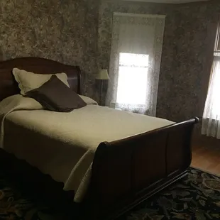 The Master Suite has a private bath, updated in 2019.