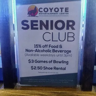 Club Prices