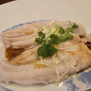 Steam fish filet HK style