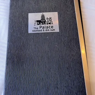 The Palace Menu