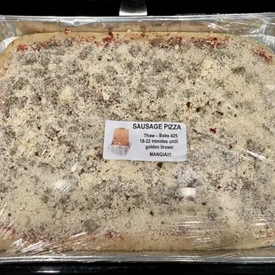 AIHS Take and bake pizza to go