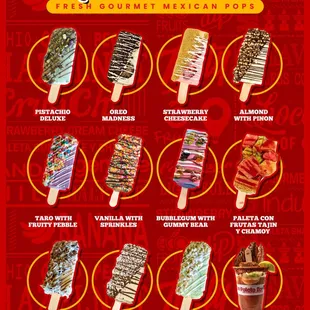 variety of ice creams