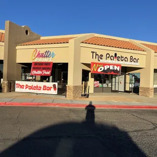 he outside of the restaurant