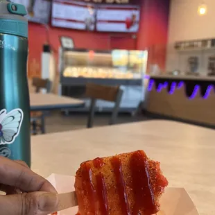 Chilli mango with Tajin and chamoy