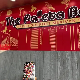 a sign for a mexican restaurant