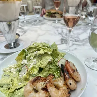 Gem salad add shrimp